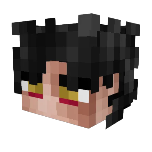 irmaoparkerxd Minecraft avatar head, 3D render