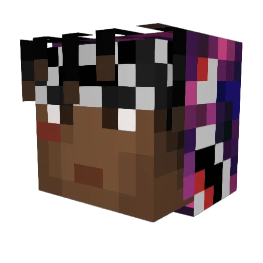 irobslim Minecraft avatar head, 3D render