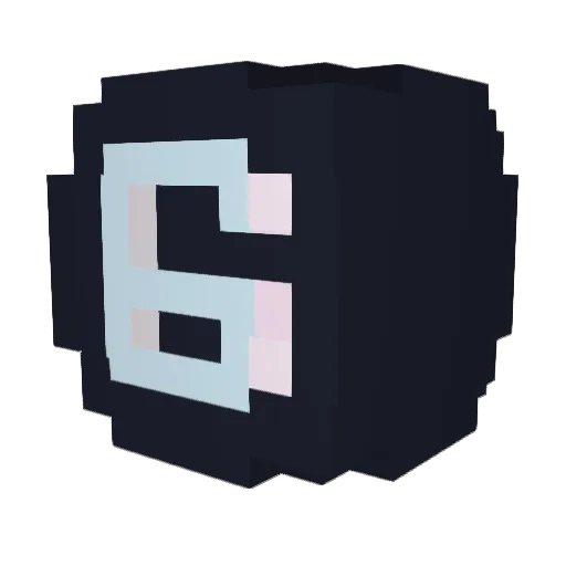 iron555555 Minecraft avatar head, 3D render