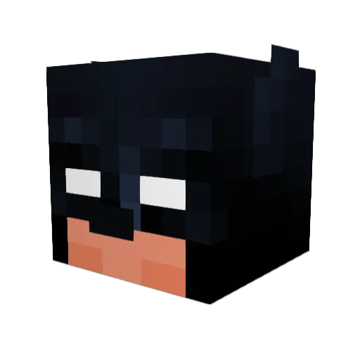 iron_19 Minecraft avatar head, 3D render