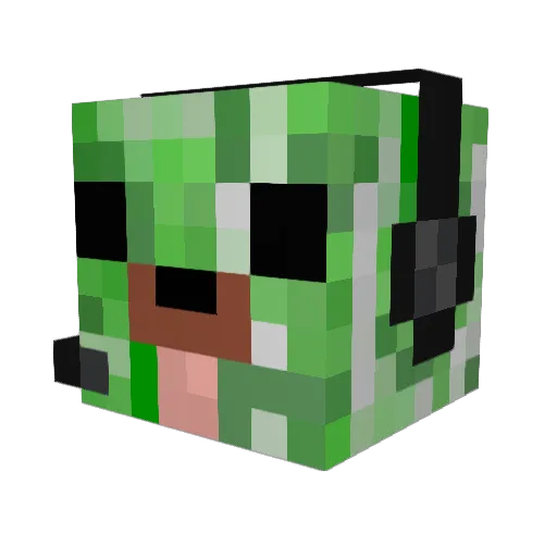 iron_storm_2 Minecraft avatar head, 3D render