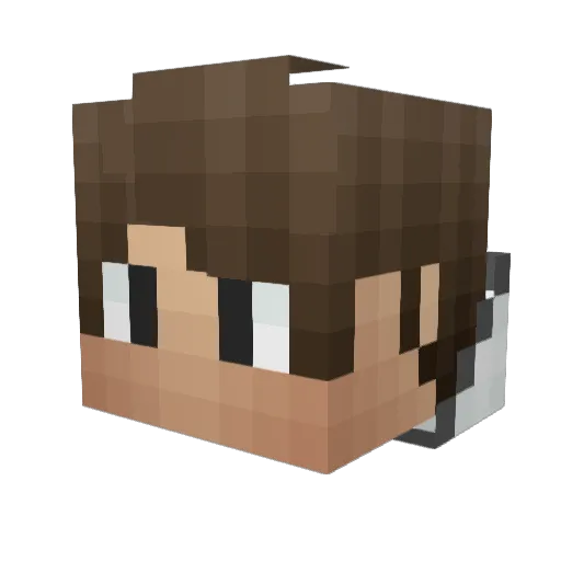 iron_sword789 Minecraft avatar head, 3D render