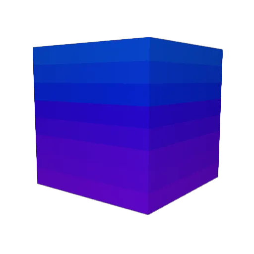 ironau Minecraft avatar head, 3D render