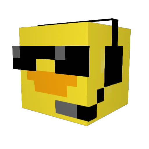 ironman2106 Minecraft avatar head, 3D render