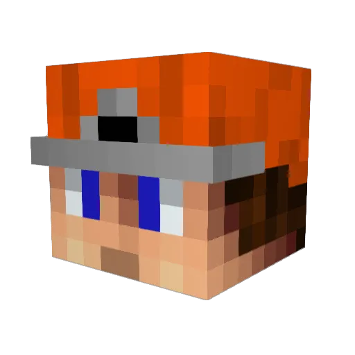 ironmanman123 Minecraft avatar head, 3D render