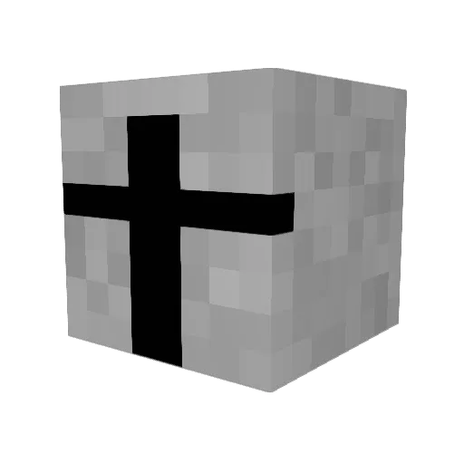 ironorc Minecraft avatar head, 3D render