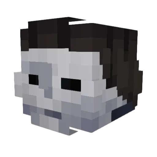 ironpeanuts05 Minecraft avatar head, 3D render