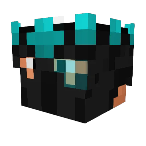 ironsaad Minecraft avatar head, 3D render