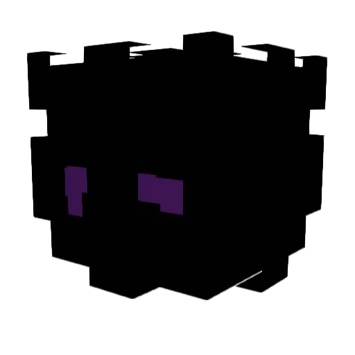 irregularidade Minecraft avatar head, 3D render