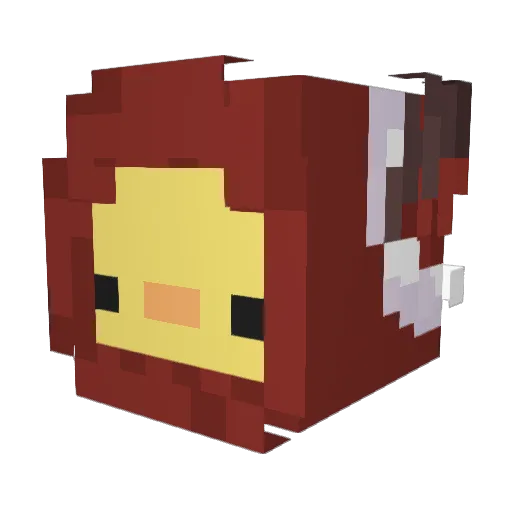 irrelevant_toast Minecraft avatar head, 3D render