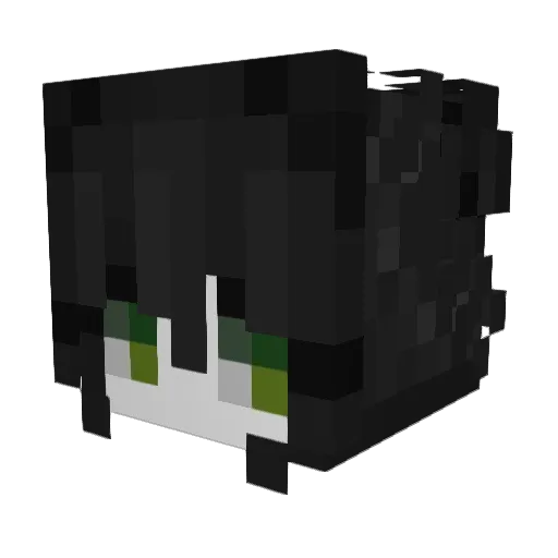 irrerelevant Minecraft avatar head, 3D render