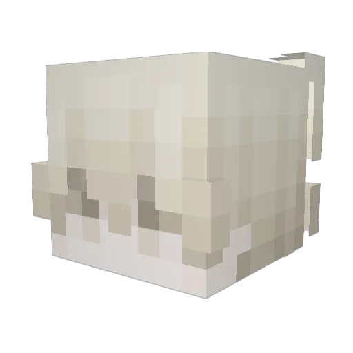 irriadiator Minecraft avatar head, 3D render