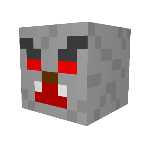 irtimid7 Minecraft avatar head, 3D render
