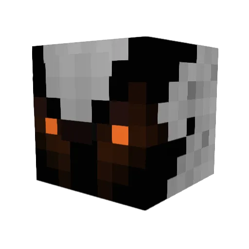 irule67 Minecraft avatar head, 3D render