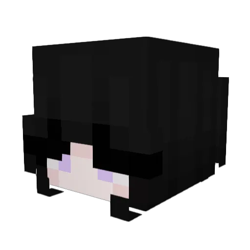 irumabae Minecraft avatar head, 3D render