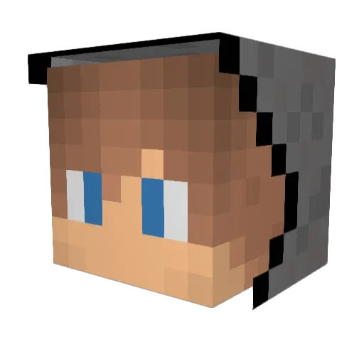 irvin09 Minecraft avatar head, 3D render