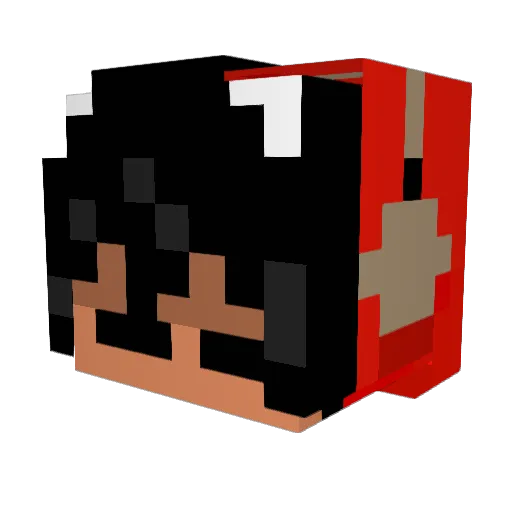 is43l5 Minecraft avatar head, 3D render