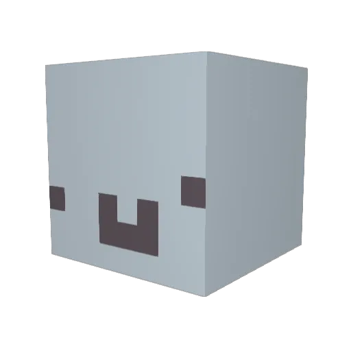 is6c Minecraft avatar head, 3D render