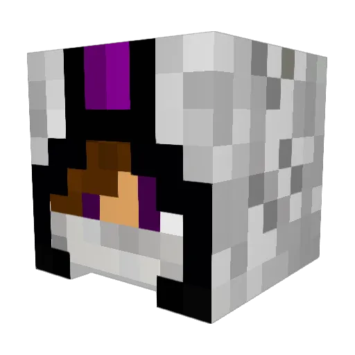 is721 Minecraft avatar head, 3D render