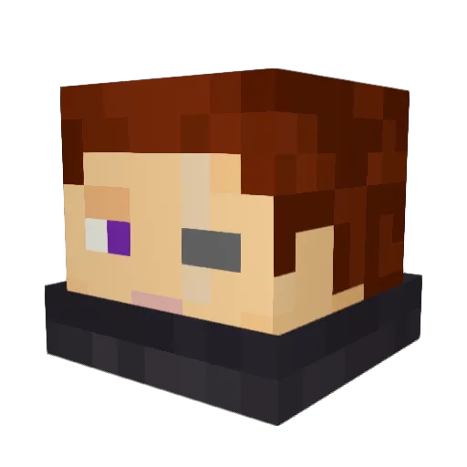 isCyclone Minecraft avatar head, 3D render