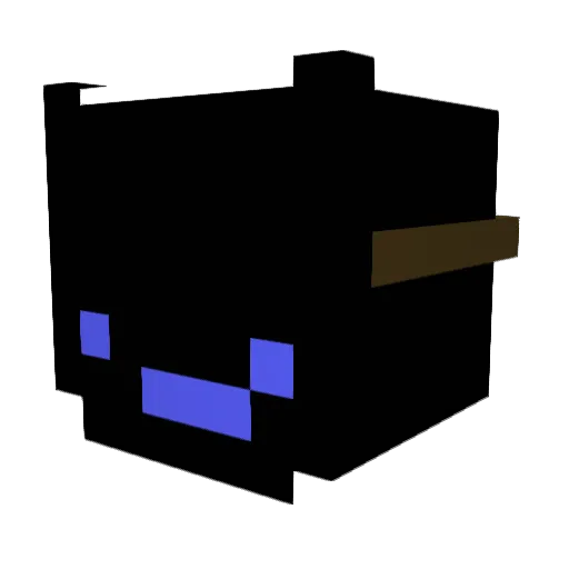 isKaIn Minecraft avatar head, 3D render