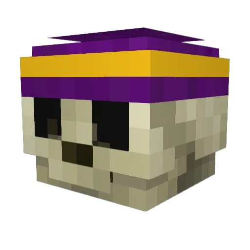 isKnasende Minecraft avatar head, 3D render