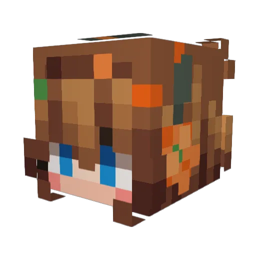 isaaa2604 Minecraft avatar head, 3D render