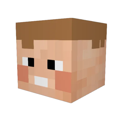 isaac180602 Minecraft avatar head, 3D render