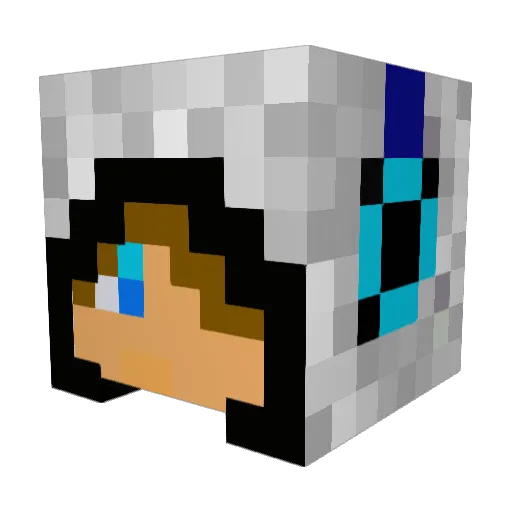 isaac_iz_here Minecraft avatar head, 3D render