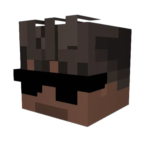 isaacdude44 Minecraft avatar head, 3D render