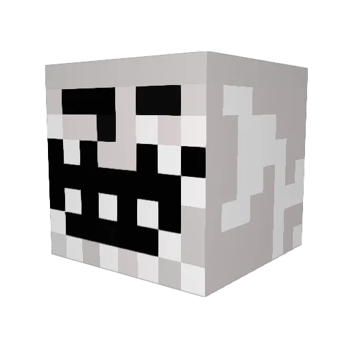 isaacfortin Minecraft avatar head, 3D render