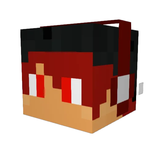 isaacgames1001 Minecraft avatar head, 3D render