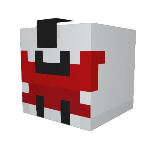 isaacps42020 Minecraft avatar head, 3D render