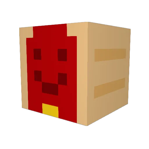 isaacsitoo Minecraft avatar head, 3D render