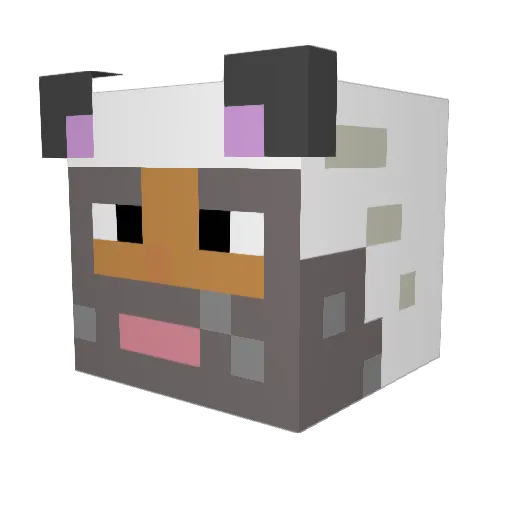 isaacwholt Minecraft avatar head, 3D render