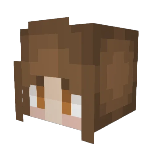 isabel5223 Minecraft avatar head, 3D render
