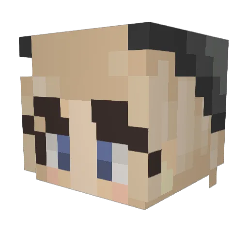 isabell_3244 Minecraft avatar head, 3D render