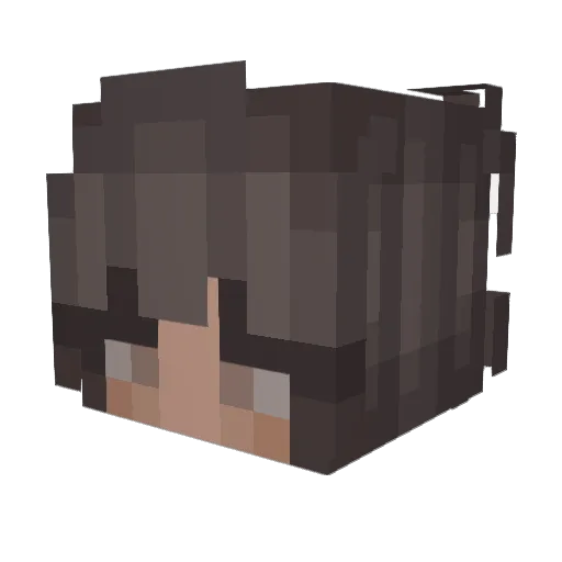 isabella1904 Minecraft avatar head, 3D render