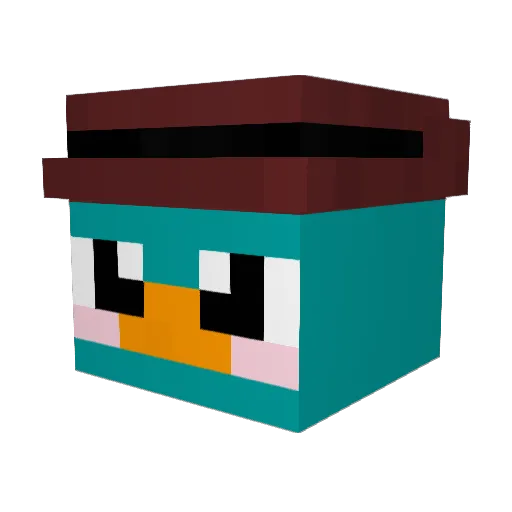 isabella_2917 Minecraft avatar head, 3D render
