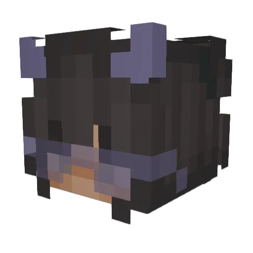 isabellae135 Minecraft avatar head, 3D render