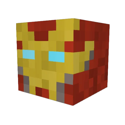 isabellarq Minecraft avatar head, 3D render