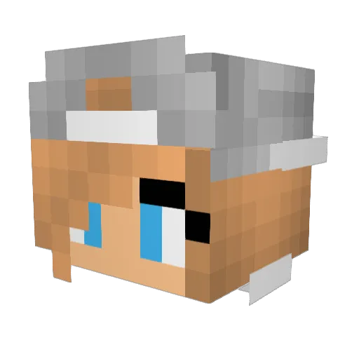 isabelle_m33 Minecraft avatar head, 3D render