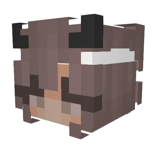 isabelle_rose Minecraft avatar head, 3D render