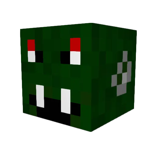 isabellemoreno Minecraft avatar head, 3D render
