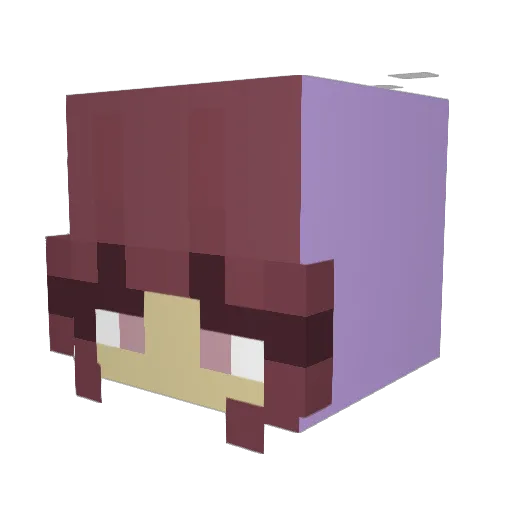 isabunny2000 Minecraft avatar head, 3D render