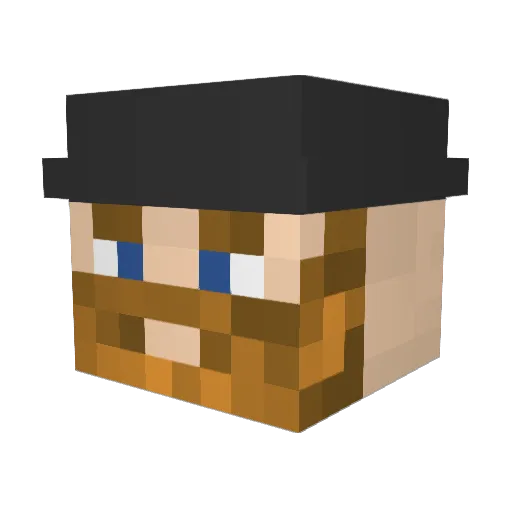 isac_98 Minecraft avatar head, 3D render