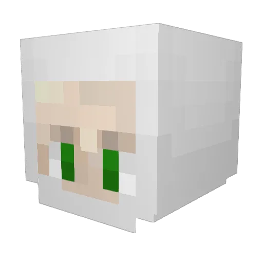 isacleiton Minecraft avatar head, 3D render