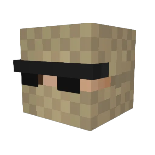 isadboy7 Minecraft avatar head, 3D render