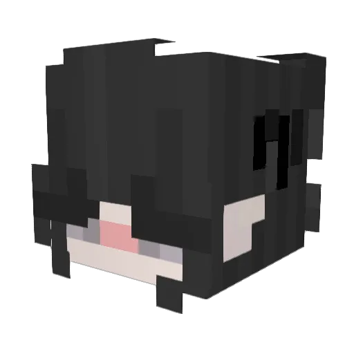 isafs Minecraft avatar head, 3D render