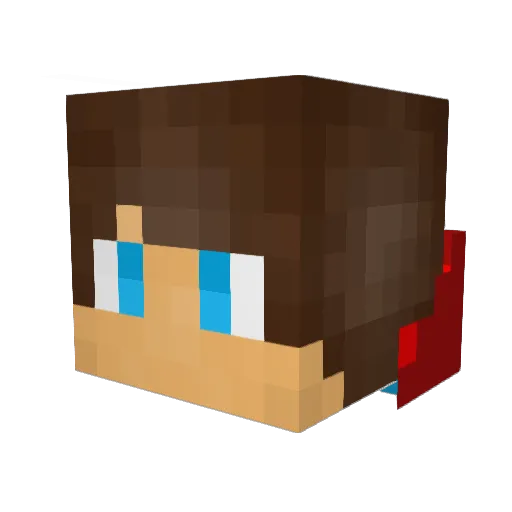 isagzz05 Minecraft avatar head, 3D render
